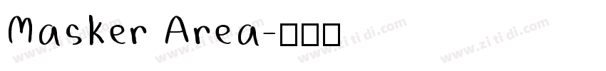 Masker Area字体转换